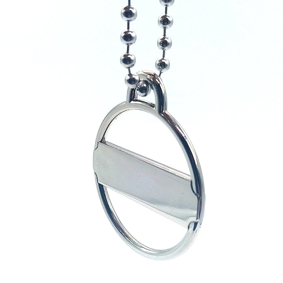 Rare COACH Espresso Enamel Medallion Purse Charm Keychain Fob Tag Retired - Picture 4 of 6